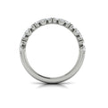 14K White Gold Diamond Stackable Wedding Band