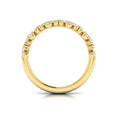 14kt Yellow Gold Diamond Womens Stackable Wedding Band
