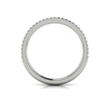 14K White Gold Sapphire Stackable Wedding Band