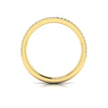 14kt Yellow Gold Sapphire Womens Stackable Wedding Band