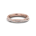18kt Rose Gold Diamond Stackable Wedding Band