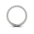 14K White Gold Diamond Stackable Womens Wedding Band