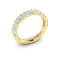 14kt Yellow Gold Diamond Womens Stackable Wedding Band