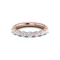 18kt Rose Gold Diamond Stackable Wedding Band