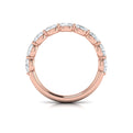 18kt Rose Gold Diamond Stackable Wedding Band
