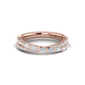 14kt Rose Gold Diamond Stackable Wedding Band