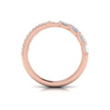 14kt Rose Gold Diamond Stackable Wedding Band