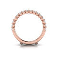 14kt Rose Gold 0.9ct Diamond Womens Wedding Band