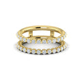 14kt Yellow Gold 0.9ct Diamond Wedding Band Enhancer
