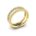 14kt Yellow Gold 0.9ct Diamond Wedding Band Enhancer