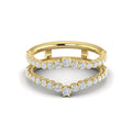 18kt Yellow Gold 0.8ct Diamond Band Enhancer