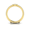 14kt Yellow Gold 0.67ct Diamond Wedding Band Enhancer