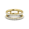 14kt Yellow Gold 1ct Diamond Womens Wedding Band Enhancer
