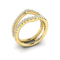 14kt Yellow Gold 0.76ct Diamond Wedding Band Enhancer