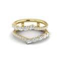 14kt Yellow Gold 1.57ct Diamond Wedding Band Enhancer
