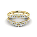 18kt Yellow Gold Diamond Wedding Band Enhancer