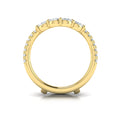 14kt Yellow Gold Diamond Wedding Band Enhancer