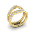 14kt Yellow Gold 1.07ct Diamond Wedding Band Enhancer