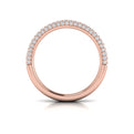 14kt Rose Gold Diamond Stackable Wedding Band