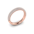 14kt Rose Gold Diamond Stackable Wedding Band