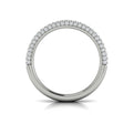 14K White Gold Diamond Stackable Wedding Band