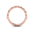 18kt Rose Gold Diamond Stackable Wedding Band
