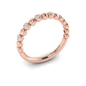 14kt Rose Gold Diamond Stackable Wedding Band