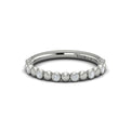 14K White Gold Diamond Stackable Wedding Band