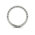 14K White Gold Diamond Stackable Wedding Band