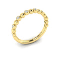 14kt Yellow Gold Diamond Stackable Wedding Band