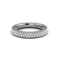 14K White Gold Diamond Stackable Wedding Band