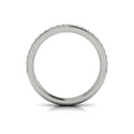 14K White Gold Diamond Stackable Wedding Band