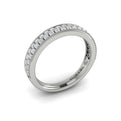 14K White Gold Diamond Stackable Wedding Band