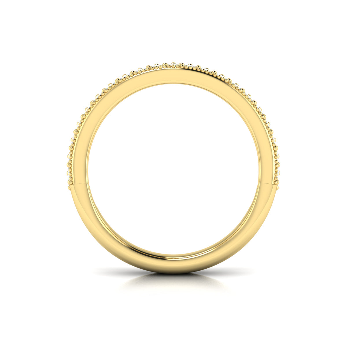 14kt Yellow Gold 0.54ctw Diamond Stackable Wedding Band