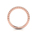 14kt Rose Gold Diamond Stackable Wedding Band