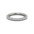 14K White Gold Diamond Stackable Wedding Band