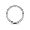 14K White Gold Diamond Stackable Wedding Band