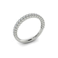 14K White Gold Diamond Stackable Wedding Band