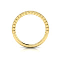 14kt Yellow Gold Diamond Stackable Wedding Band for Women