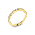 14kt Yellow Gold Diamond Stackable Wedding Band for Women