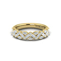 14kt Yellow Gold Diamond Stackable Wedding Band