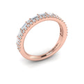 18kt Rose Gold Diamond Stackable Wedding Band