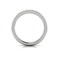 14K White Gold Diamond Stackable Wedding Band