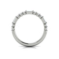 14K White Gold Diamond Stackable Wedding Band