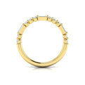 14kt Yellow Gold Diamond Stackable Wedding Band