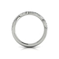 14K White Gold Diamond Stackable Wedding Band