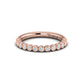 14kt Rose Gold Diamond Stackable Wedding Band