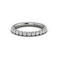 14K White Gold Diamond Stackable Wedding Band