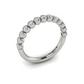 14K White Gold Diamond Stackable Wedding Band