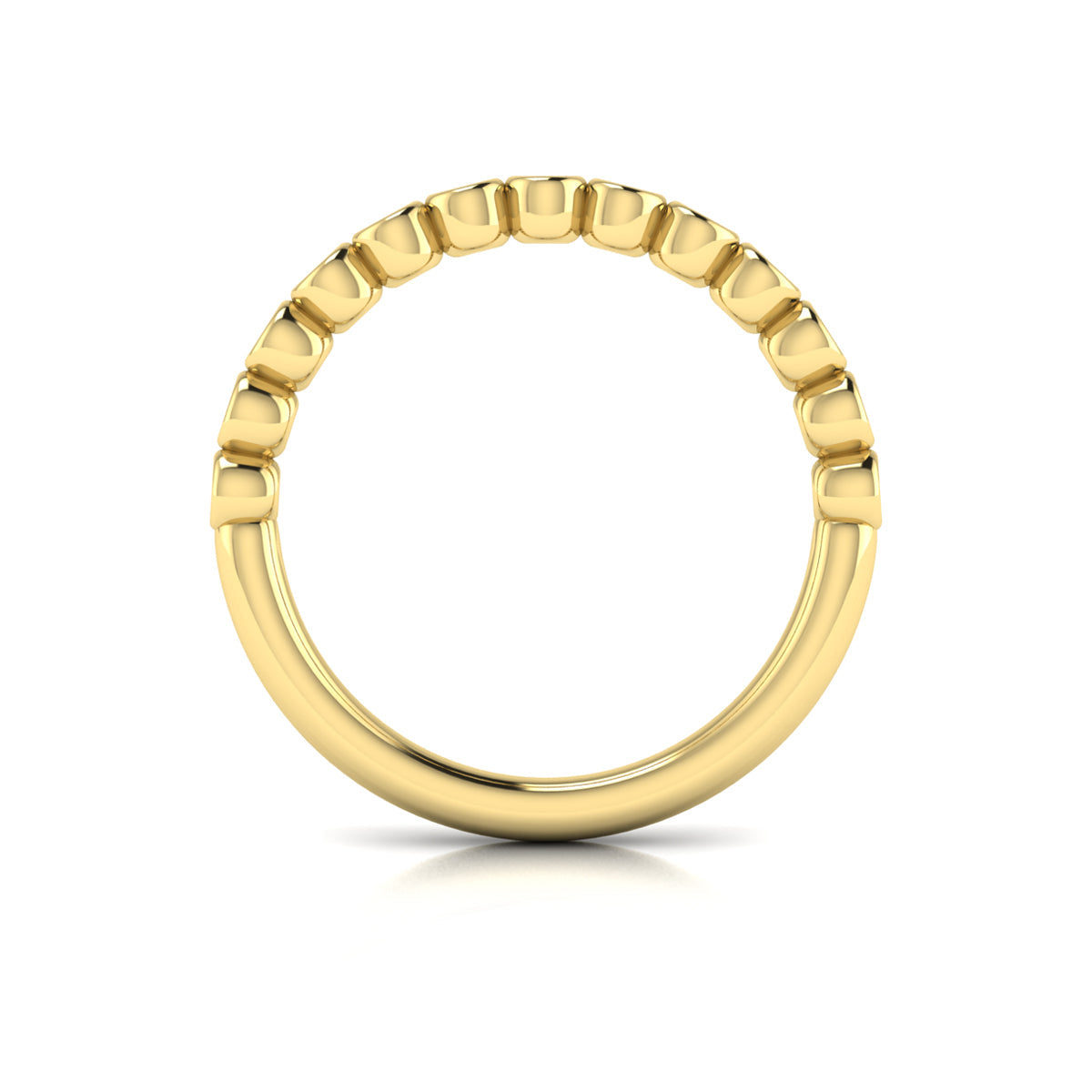 14kt Yellow Gold Diamond Stackable Wedding Band